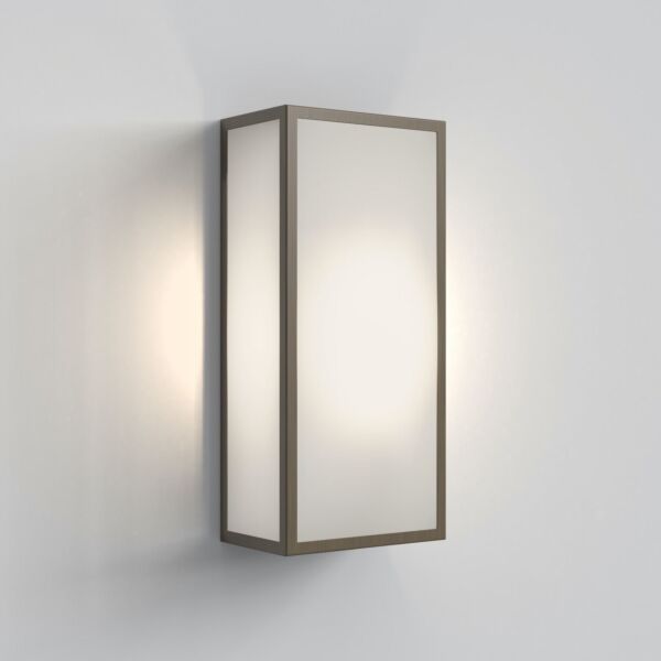 Astro Lighting - Messina 160 Frosted II 1183026 - IP44 Bronze Wall Light