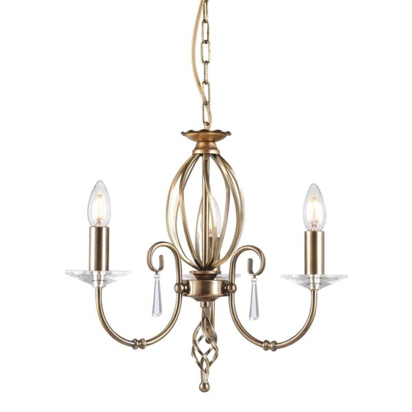 Elstead - Aegean AG3-AGED-BRASS Chandelier