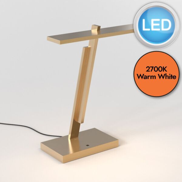 Astro Lighting - Gerrit - 1465001 - LED Anodised Gold Task Table Lamp