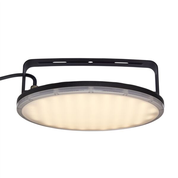 Saxby Lighting - Titan Anti-Glare - 118612 - LED Black Clear IP65 Outdoor Ceiling Flush Light
