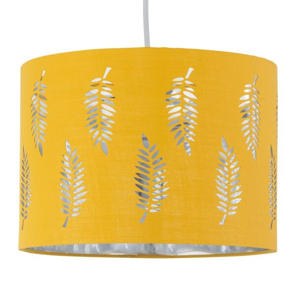 Fern - Ochre Cut Out 25cm Pendant Lightshade