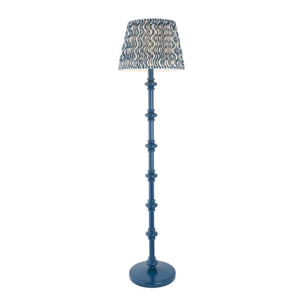 Endon Lighting - Carnaby & Ripple 40cm - 114395 - Blue Floor Lamp