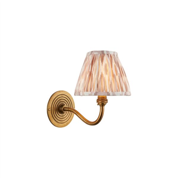 Endon Lighting - Ripple Curve - 114102 - Antique Brass Neutral Wall Light