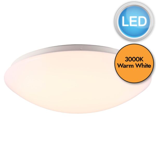 Nordlux - Ask 36 - 45376001 - LED White IP44 Bathroom Ceiling Flush Light