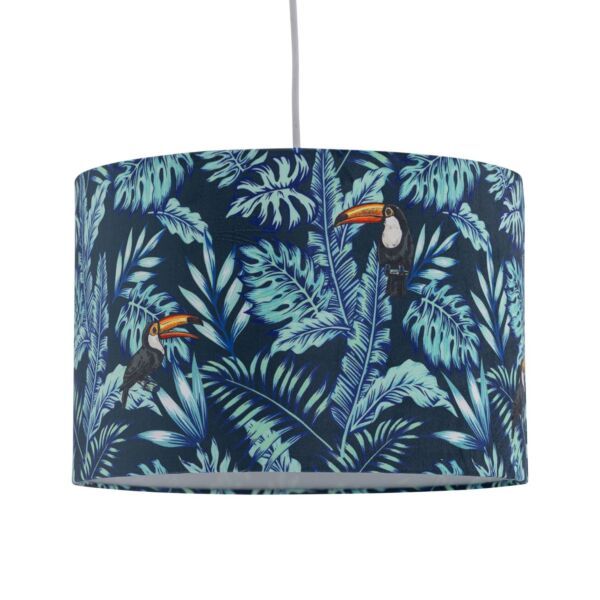 Toucan - Velvet Toucan Design 30cm Pendant or Table Lamp Shade