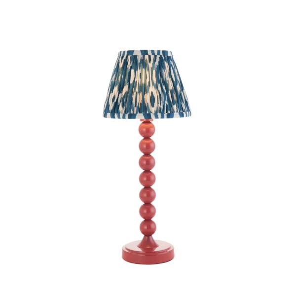 Endon Lighting - Higgledy & Ikat 20cm - 116288 - Pink Blue Table Lamp With Shade