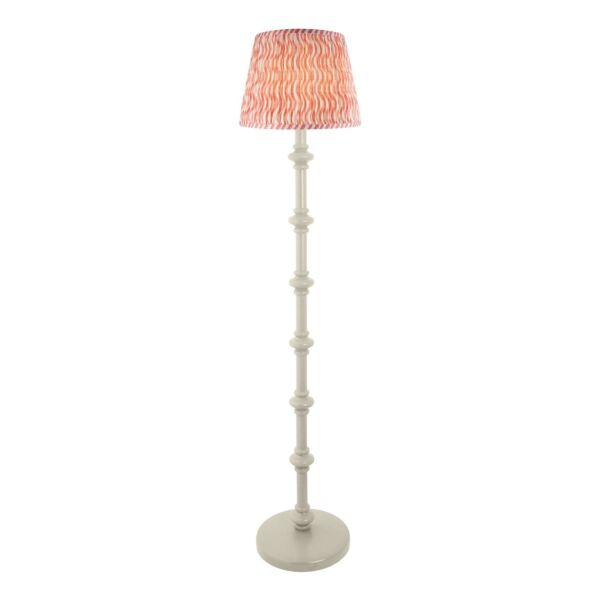 Endon Lighting - Carnaby & Ripple 35cm - 115481 - White Pink Floor Lamp