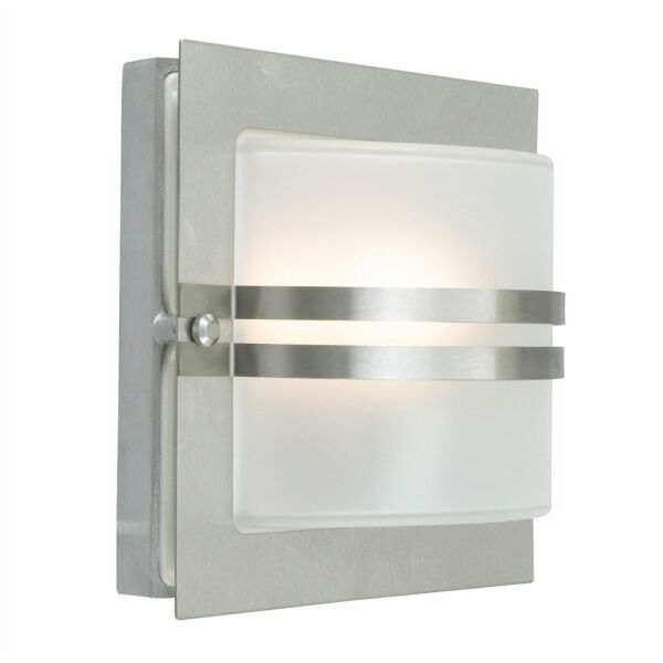 Elstead - Norlys - Bern BERN-E27-S-S-F Bulkhead Wall Light