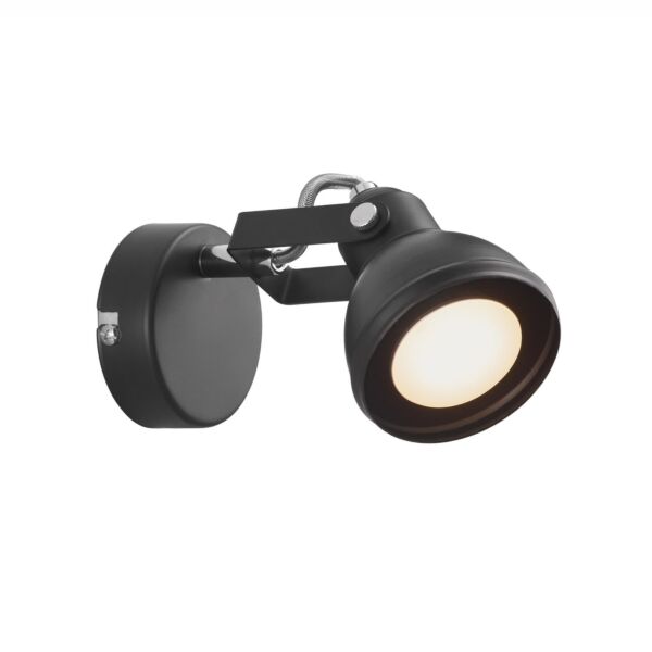 Nordlux - Aslak - 45721003 - Black Plug In Spotlight