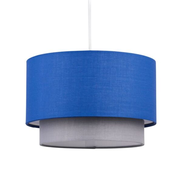 Blue & Grey 2 Tier Light Shade