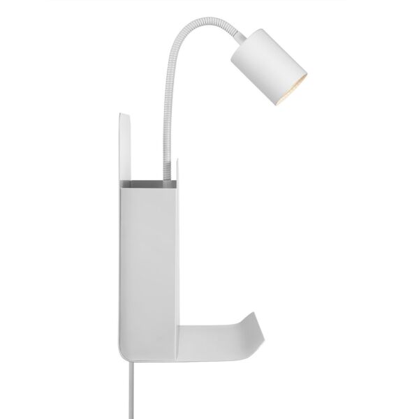 Nordlux - Roomi - 2112551001 - White USB Power Output Plug In Reading Wall Light