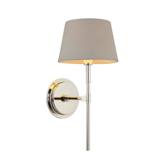 Endon Lighting - Rennes - 103359 - Nickel Grey Wall Light