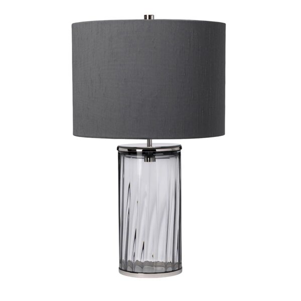 Quintiesse - QN-RENO-SMOKE-PN - Reno Table Lamp - Smoke - Polished Nickel