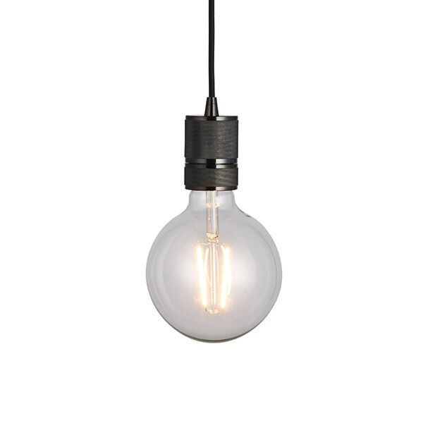 Endon Lighting - Urban - 76586 - Black Chrome Flex Suspension Ceiling Pendant Light