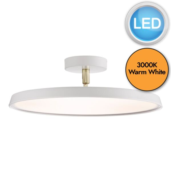 Nordlux - Kaito - 2320556001 - LED White Flush Ceiling Light