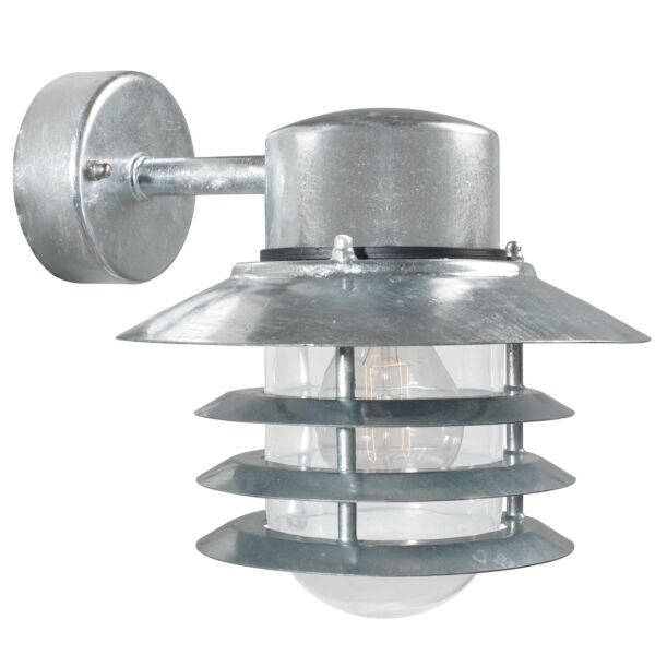 Nordlux - Vejers - 74461031 - Galvanized Steel Clear Glass IP54 Outdoor Wall Light