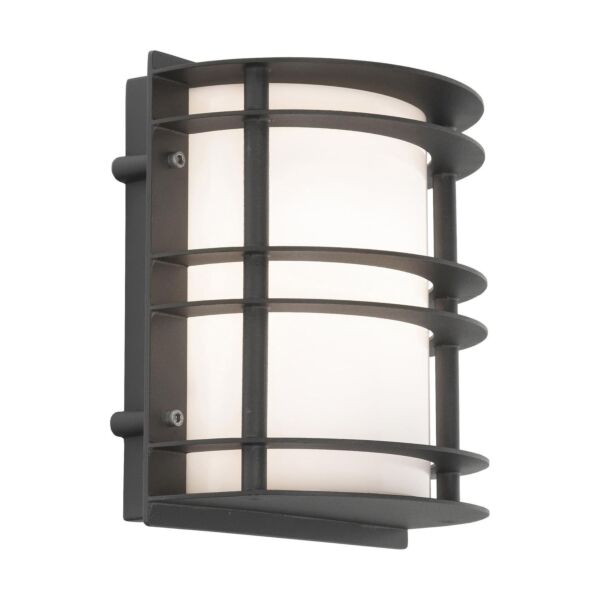 Elstead - Norlys - Stockholm ST-FLU-E27-BLK-O Bulkhead Wall Light