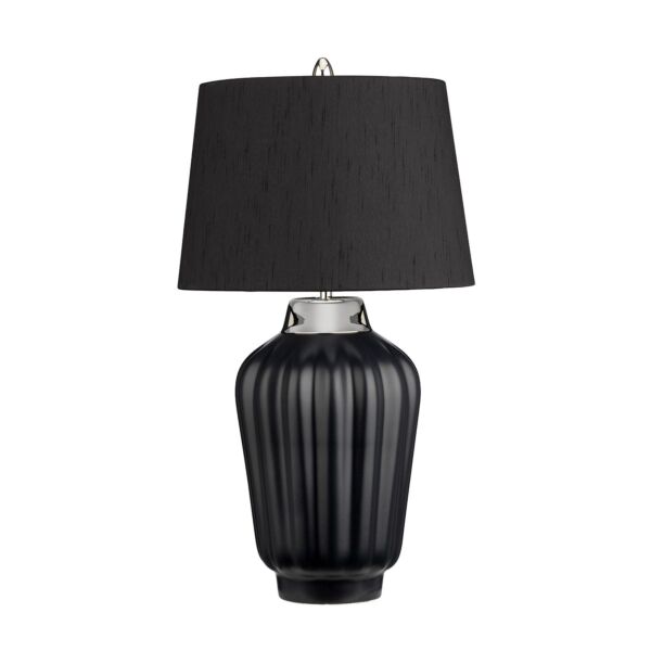 Quintiesse - QN-BEXLEY-TL-BKPN - Bexley 1 Light Table Lamp - Black & Polished Nickel