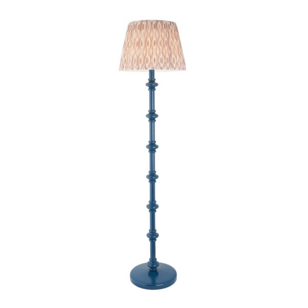 Endon Lighting - Carnaby & Ikat 40cm - 114407 - Blue Neutral Floor Lamp