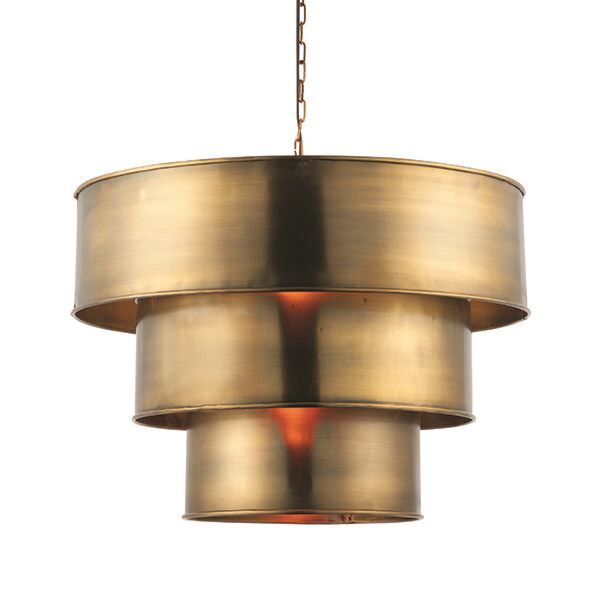 Endon Lighting - Morad - 69783 - Aged Brass Ceiling Pendant Light