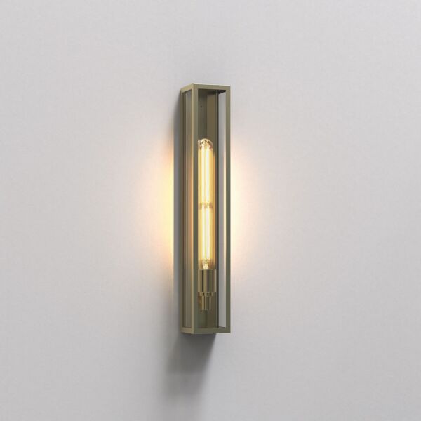 Astro Lighting - Harvard 500 1402006 - IP44 Natural Brass Wall Light