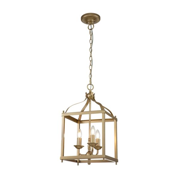 Kichler Lighting - Larkin - KL-LARKIN-P-M-PNBR - Natural Brass 3 Light Ceiling Pendant Light