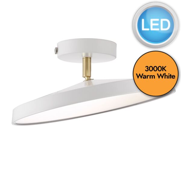 Nordlux - Kaito - 2320546001 - LED White Flush Ceiling Light