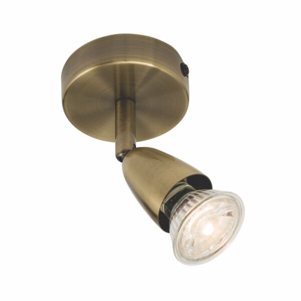 Saxby Lighting - Amalfi - 60998 - Antique Brass Ceiling Spotlight