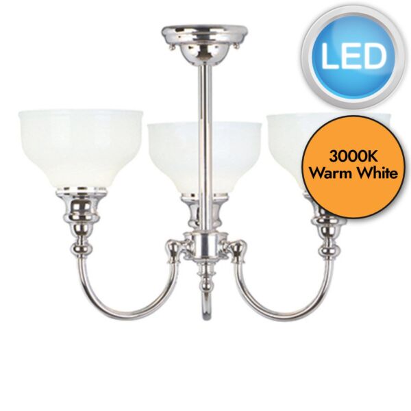 Elstead - Cheadle BATH-CD3 Chandelier