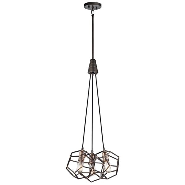 Elstead - Kichler - Rocklyn KL-ROCKLYN3-RS Chandelier