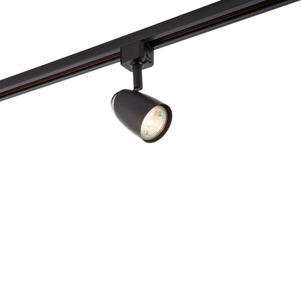 Saxby Lighting - Monte - 71899 - Black Chrome Ceiling Track Light