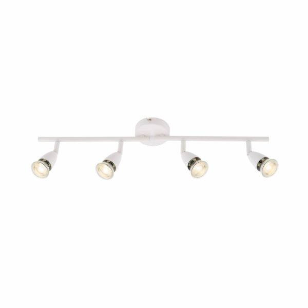 Saxby Lighting - Amalfi - 60993 - White 4 Light Ceiling Spotlight