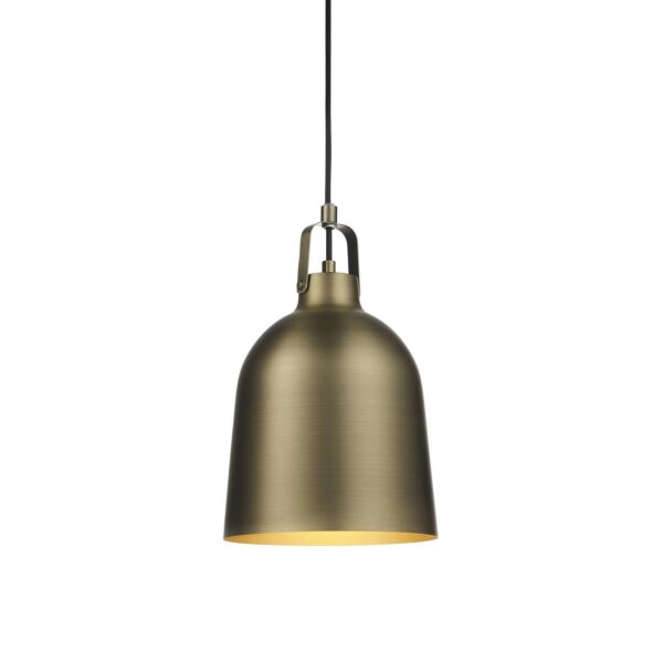 Endon Lighting - Lazenby - 102545 - Antique Brass Ceiling Pendant Light