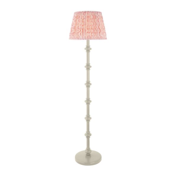 Endon Lighting - Carnaby & Ripple 40cm - 114357 - White Pink Floor Lamp