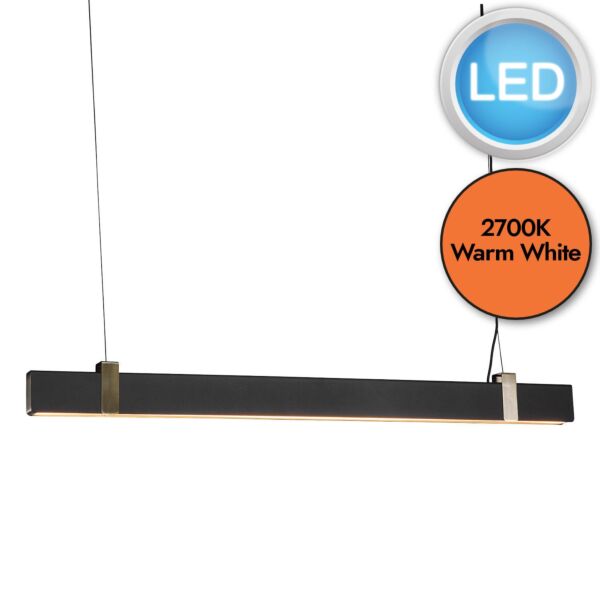 Nordlux - Lilt - 2010603003 - LED Black Bar Ceiling Pendant Light