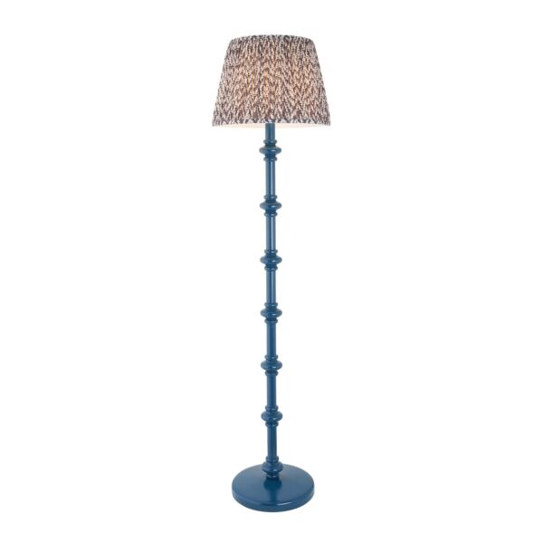 Endon Lighting - Carnaby & Leaf 35cm - 116143 - Blue Grey Floor Lamp