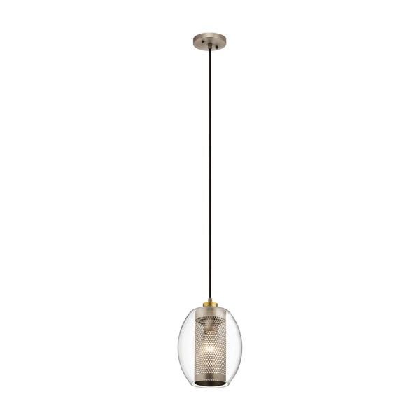 Kichler Lighting - Asher - KL-ASHER-MP-AP - Antique Pewter Clear Glass Ceiling Pendant Light