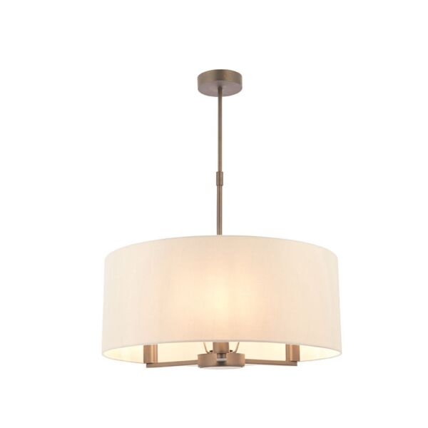 Endon Lighting - Daley - 73015 - Antique Bronze Marble 3 Light Ceiling Pendant Light