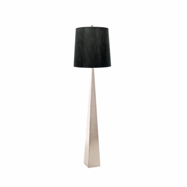 Elstead Lighting - Ascent - ASCENT-FL-PN-BK - Nickel Black Floor Lamp