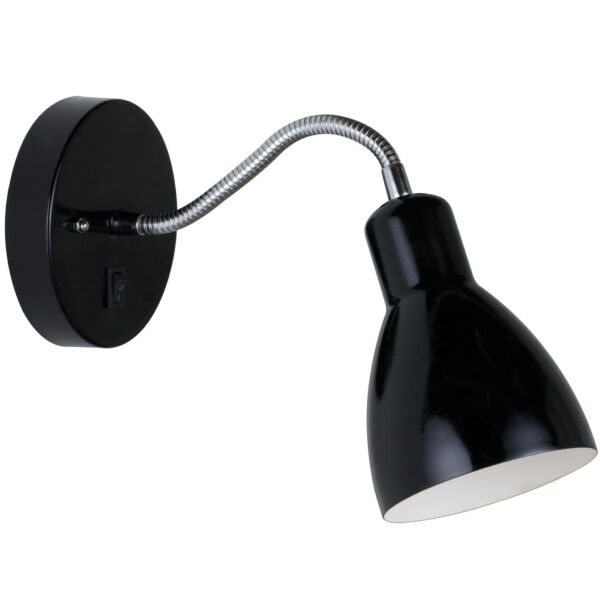 Nordlux - Cyclone Flex - 72991003 - Black Chrome Reading Wall Light