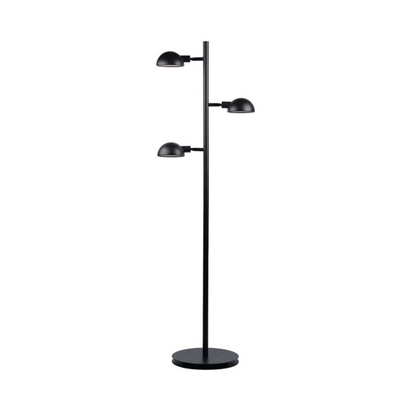 Nordlux - Nomi - 2220194003 - Black 3 Light Floor Reading Lamp