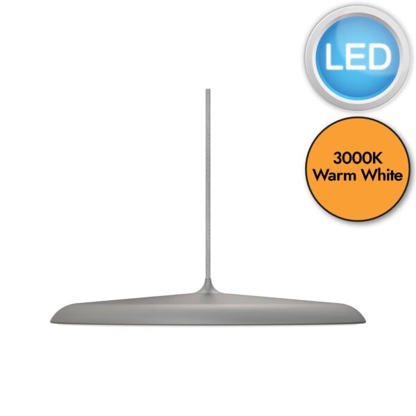 Nordlux - Artist - 2420223010 - LED Grey Ceiling Pendant Light