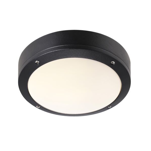 Nordlux - Desi 22 - 77636003 - Black White IP44 Outdoor Bulkhead Light