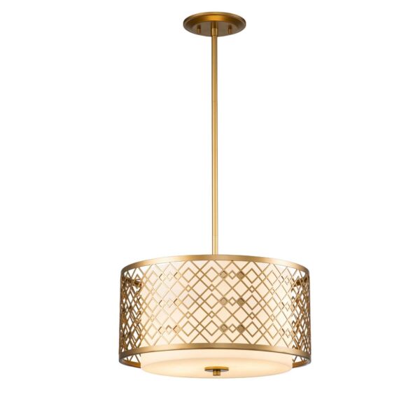 Elstead Lighting - Ziggy - ZIGGY-2P-M-LG - Gold 2 Light Ceiling Pendant Light