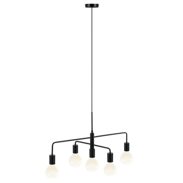 Nordlux - Gloom 5-Spot - 2113053003 - Black 5 Light Ceiling Pendant Light