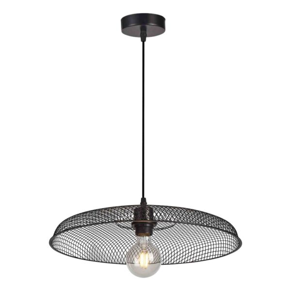 Cassidy - Large Black Mesh Ceiling Pendant Light