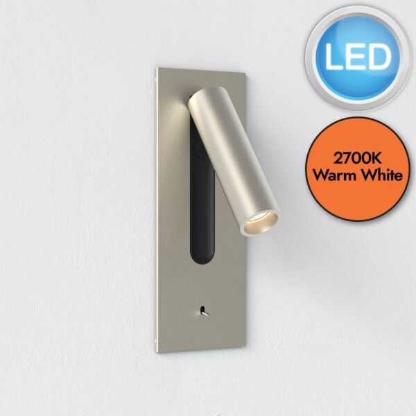 Astro Lighting - Fuse - 1215151 - LED Nickel Reading Wall Light