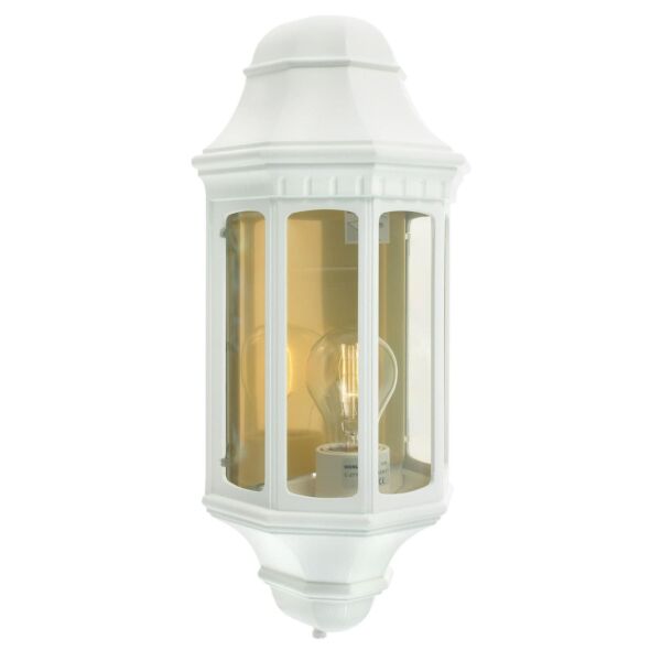 Elstead - Norlys - Malaga M8-WHITE Half Lantern