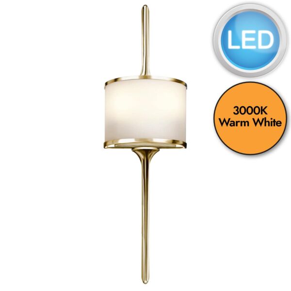 Elstead - Kichler - Mona KL-MONA-S-PB Wall Light