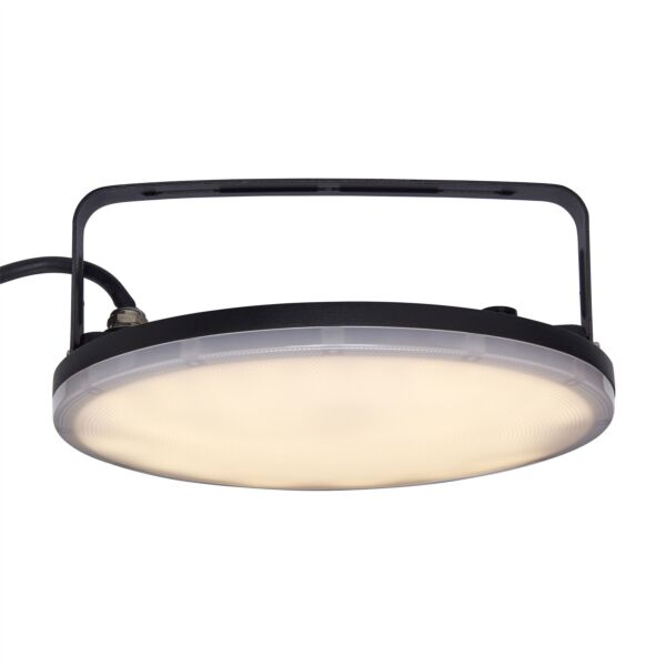 Saxby Lighting - Titan Anti-Glare - 118611 - LED Black Clear IP65 Outdoor Ceiling Flush Light